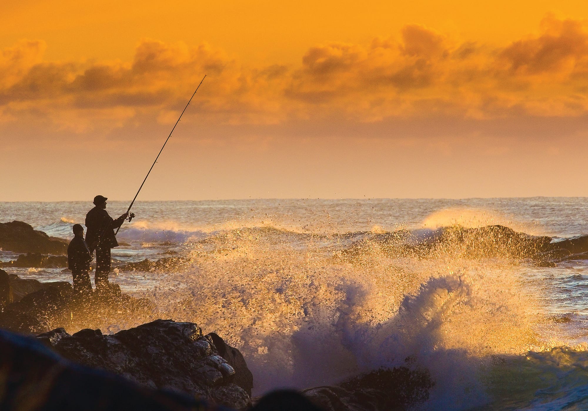 High risk rock fishing life jacket trial
