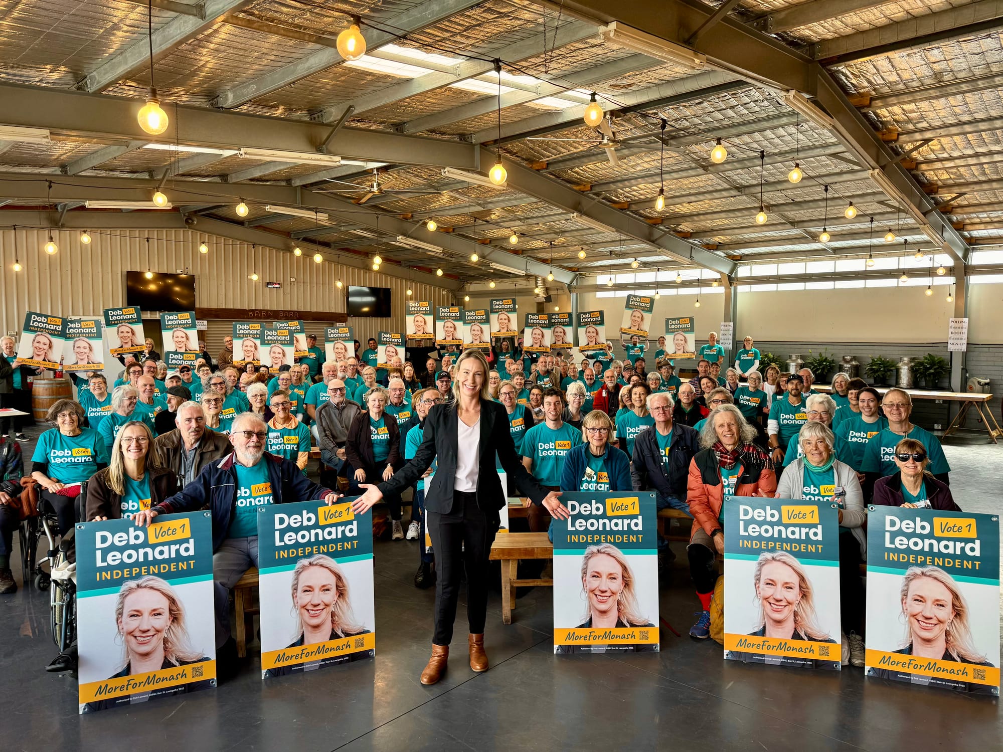 Leonard's Warragul campaign launch