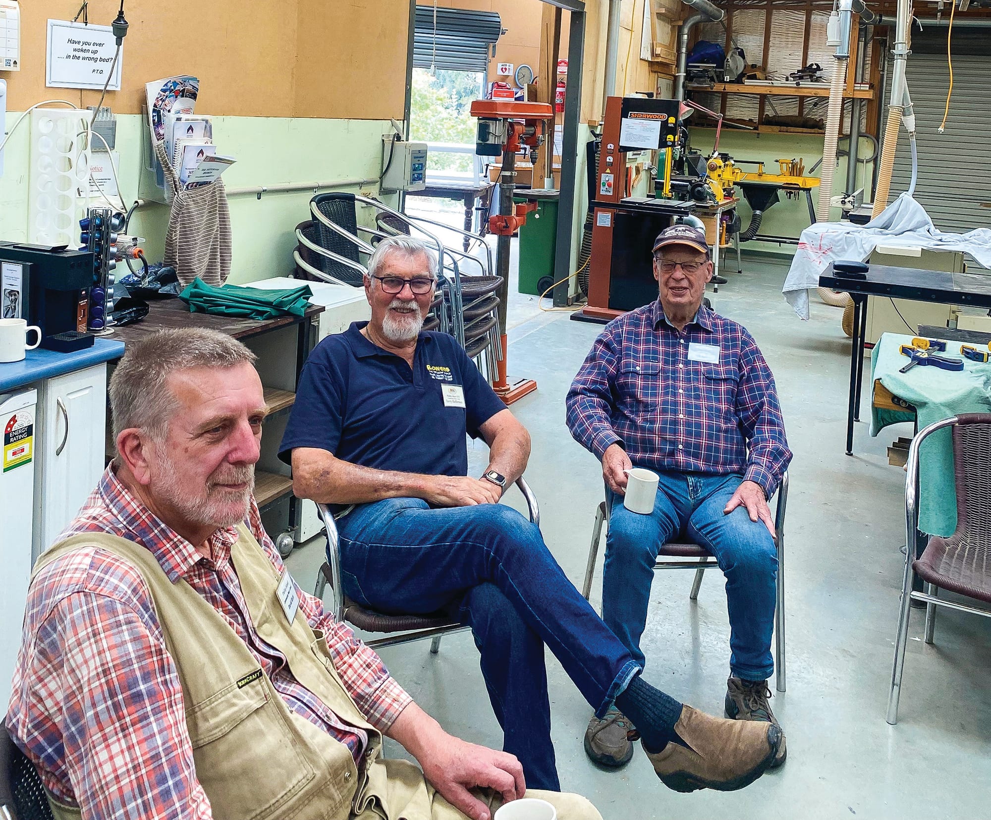 Clean air for Men's Shed