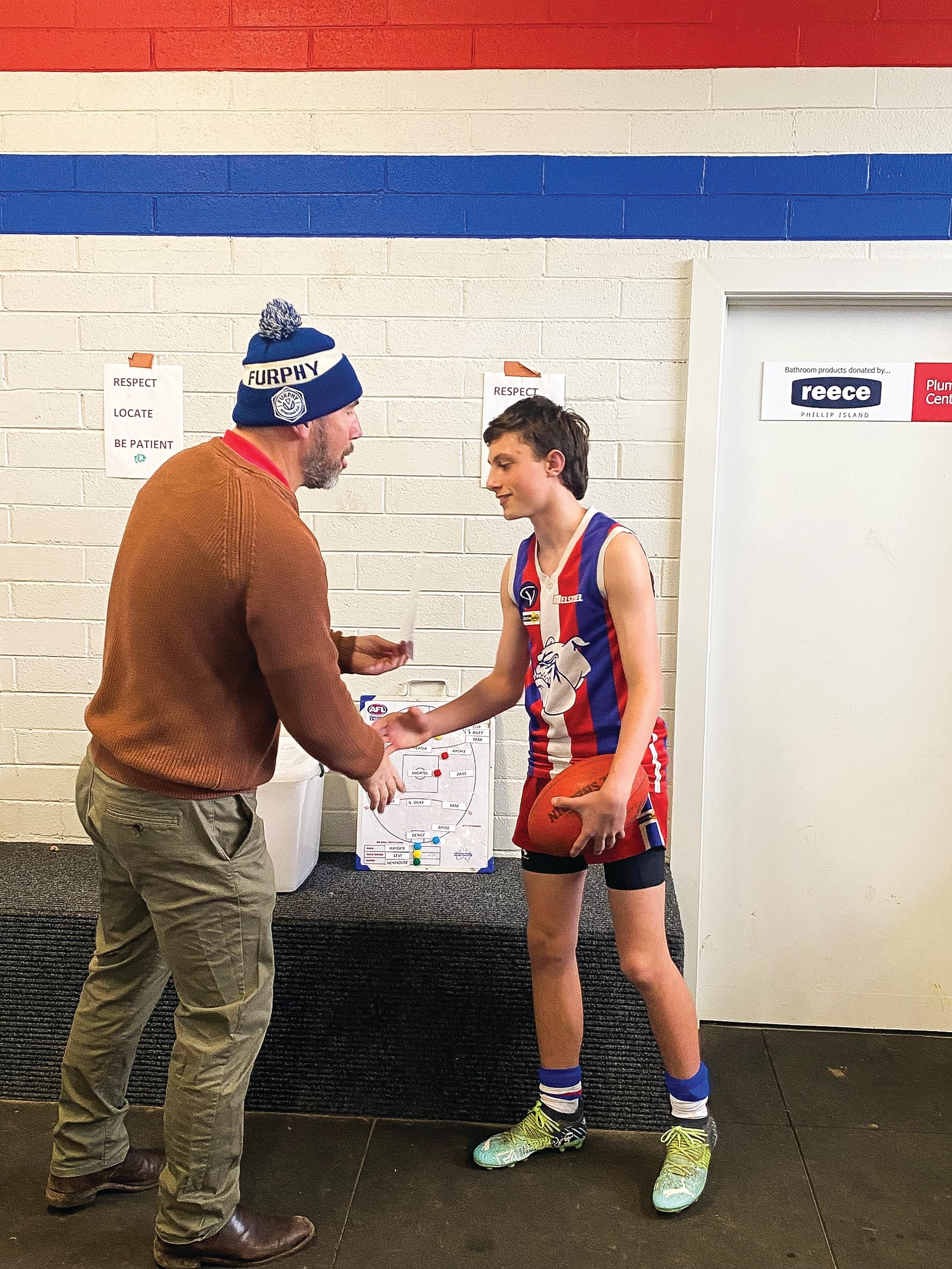 U14 Blues fight in battle against Leongatha