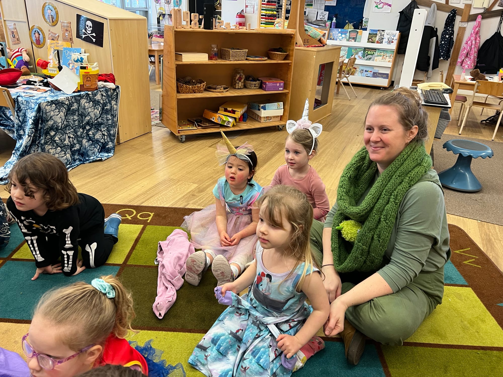 Working on the job and loving it