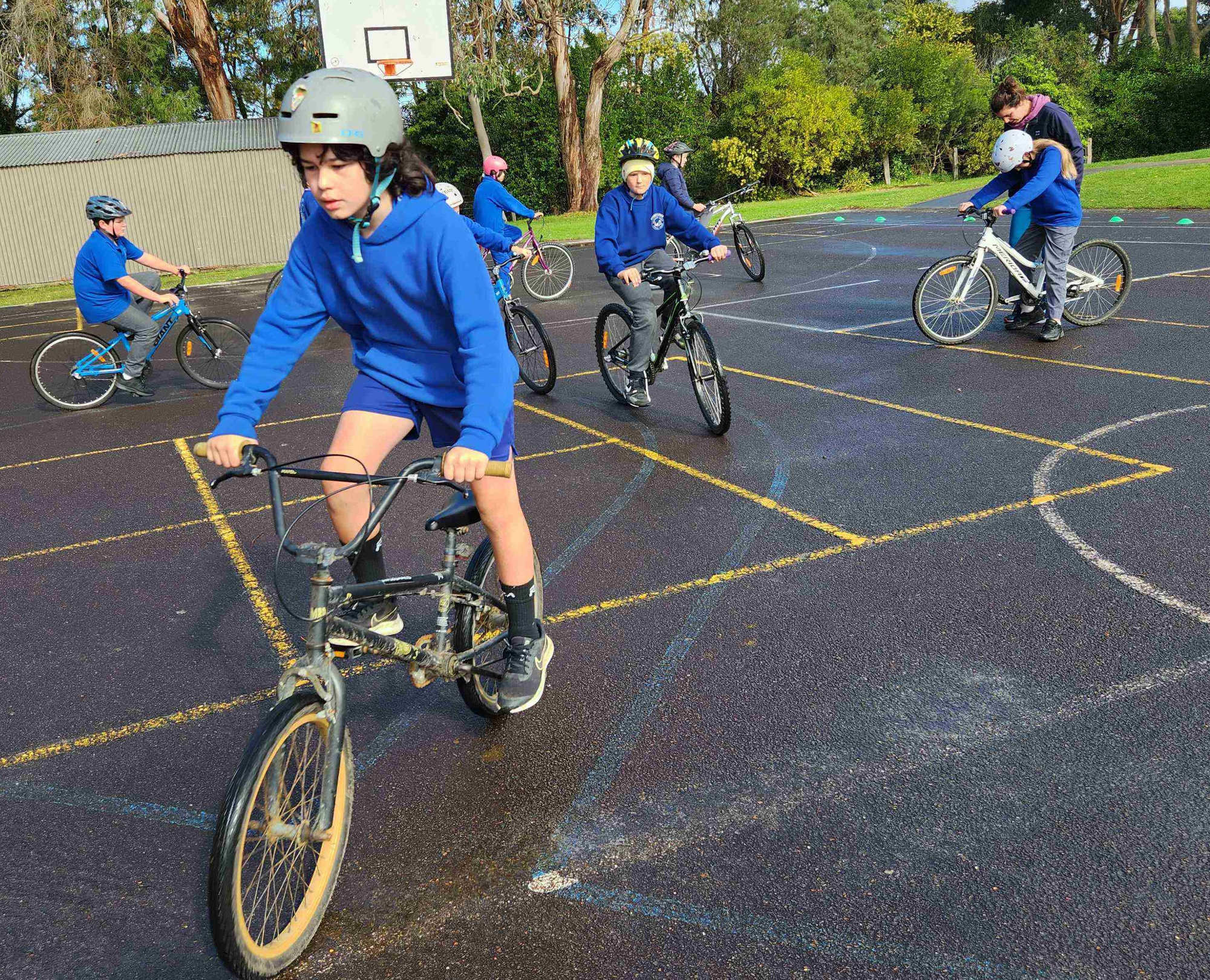 Bike Ed wheels are turning