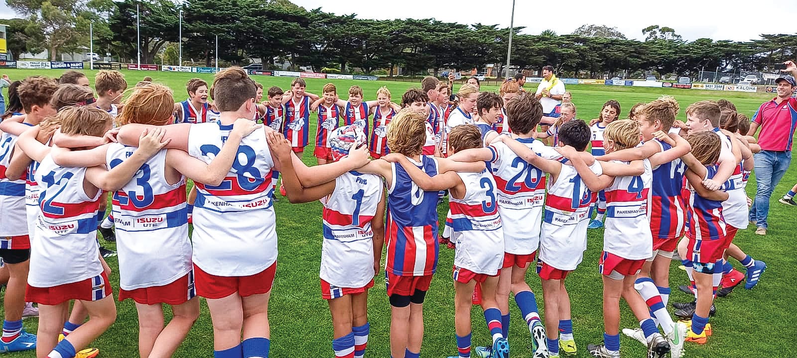 Junior footy is back -Under 10 Red