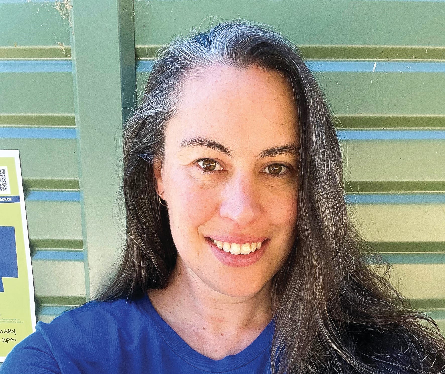 Letting her hair down for charity