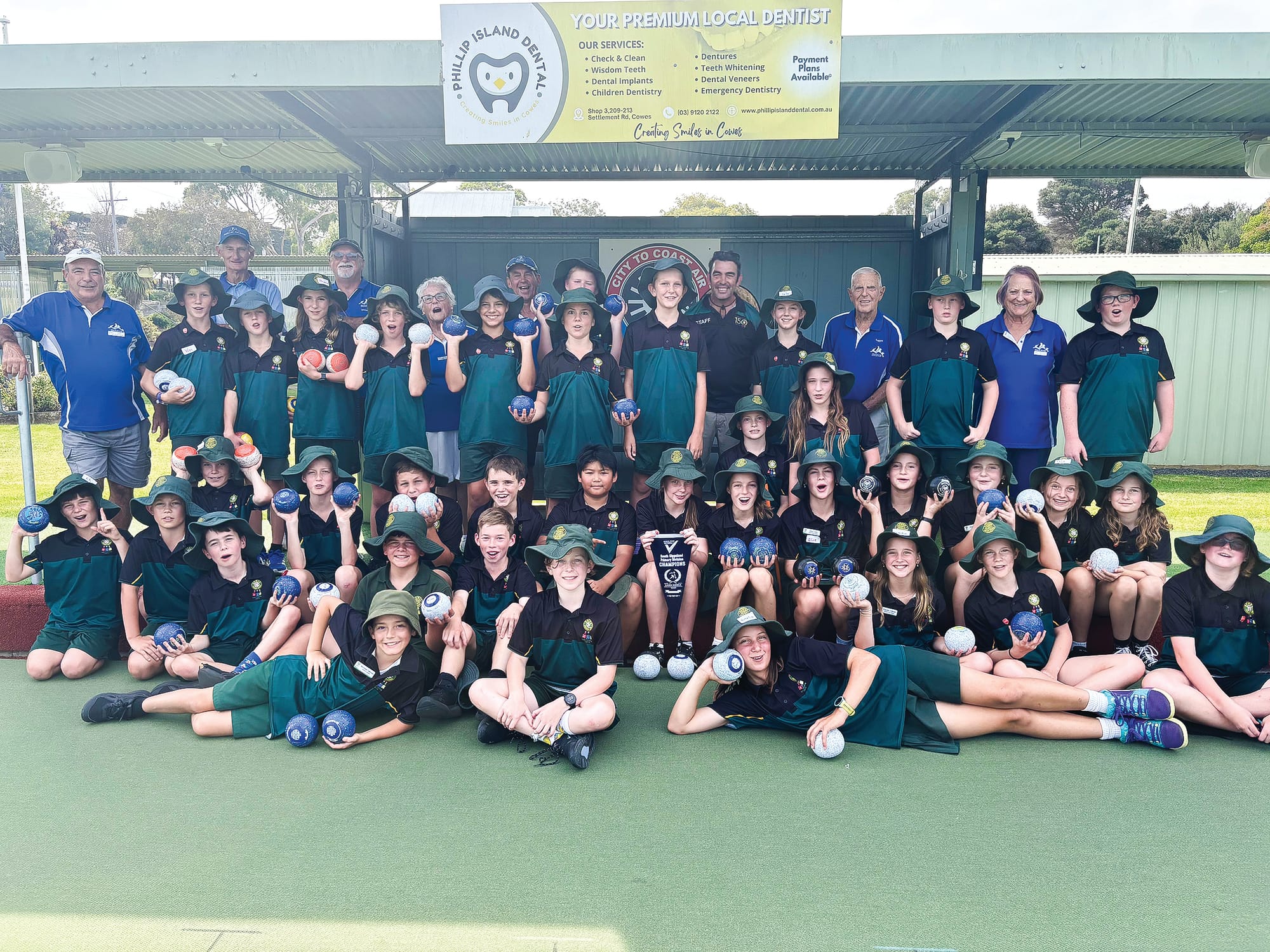 Division Lawn Bowls for Cowes students