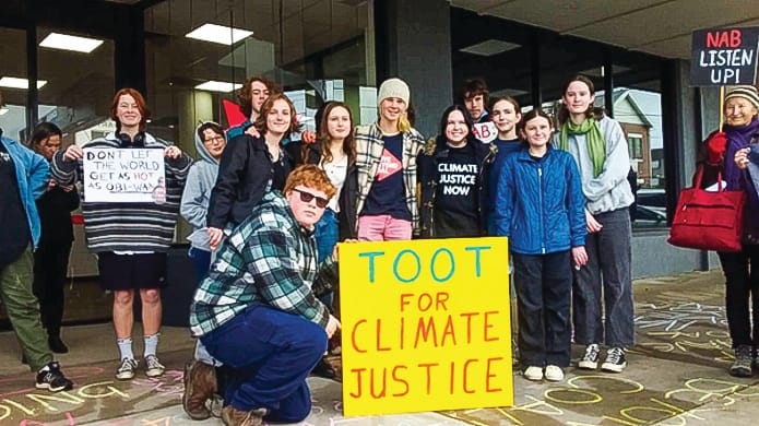 Rally to stop fossil fuel funding