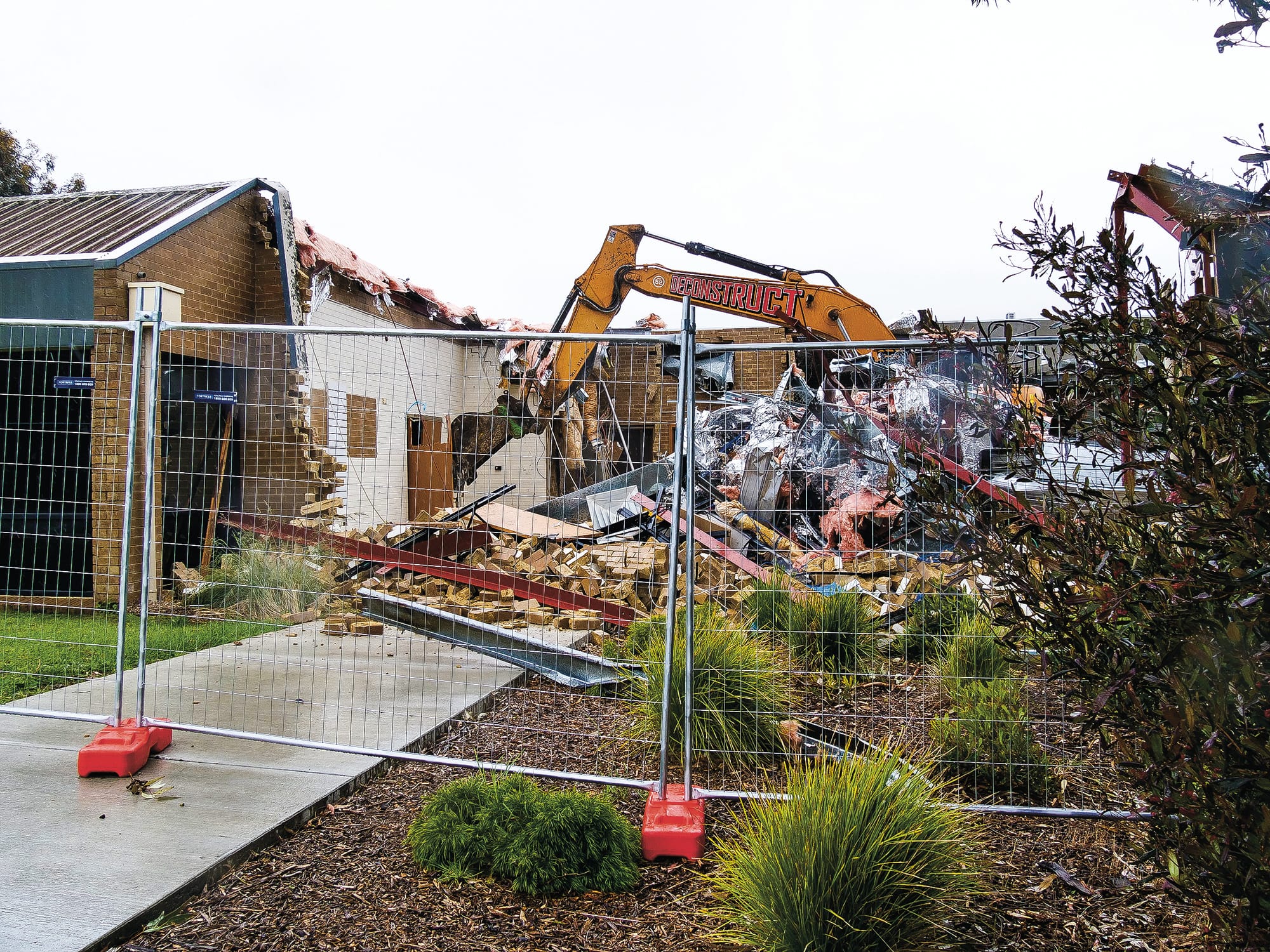 Walls come tumbling down