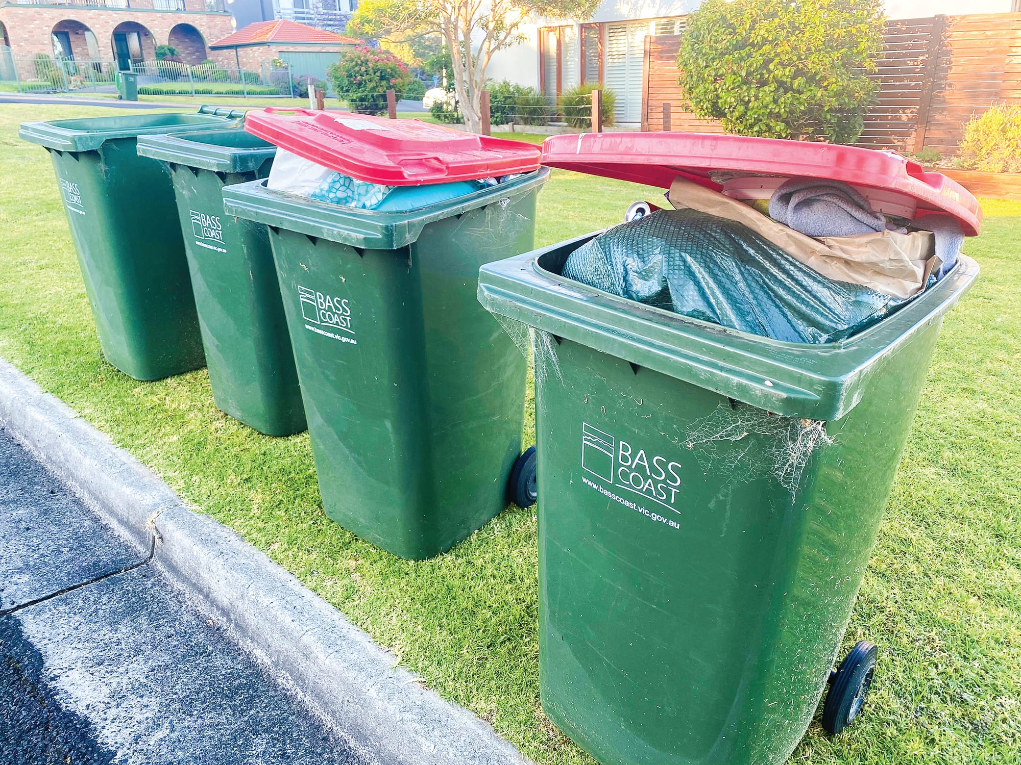 Few official complaints about red bins