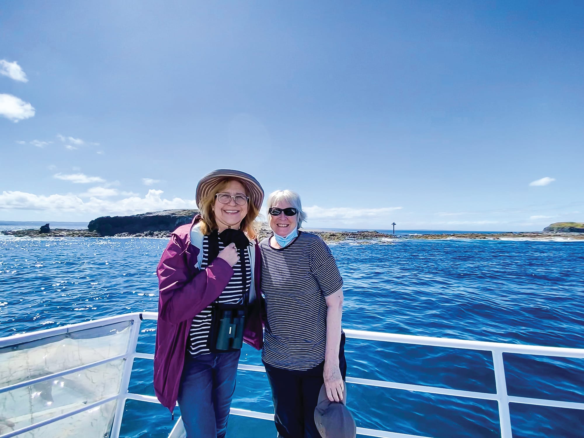 First international tourists trickle in