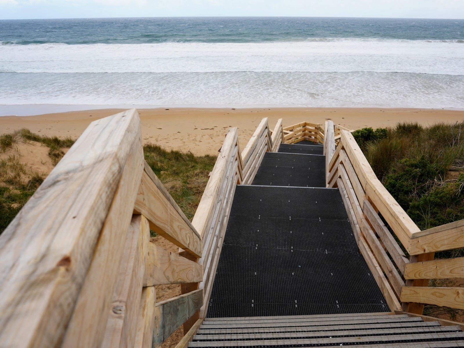 Forrest Caves stairs reopen