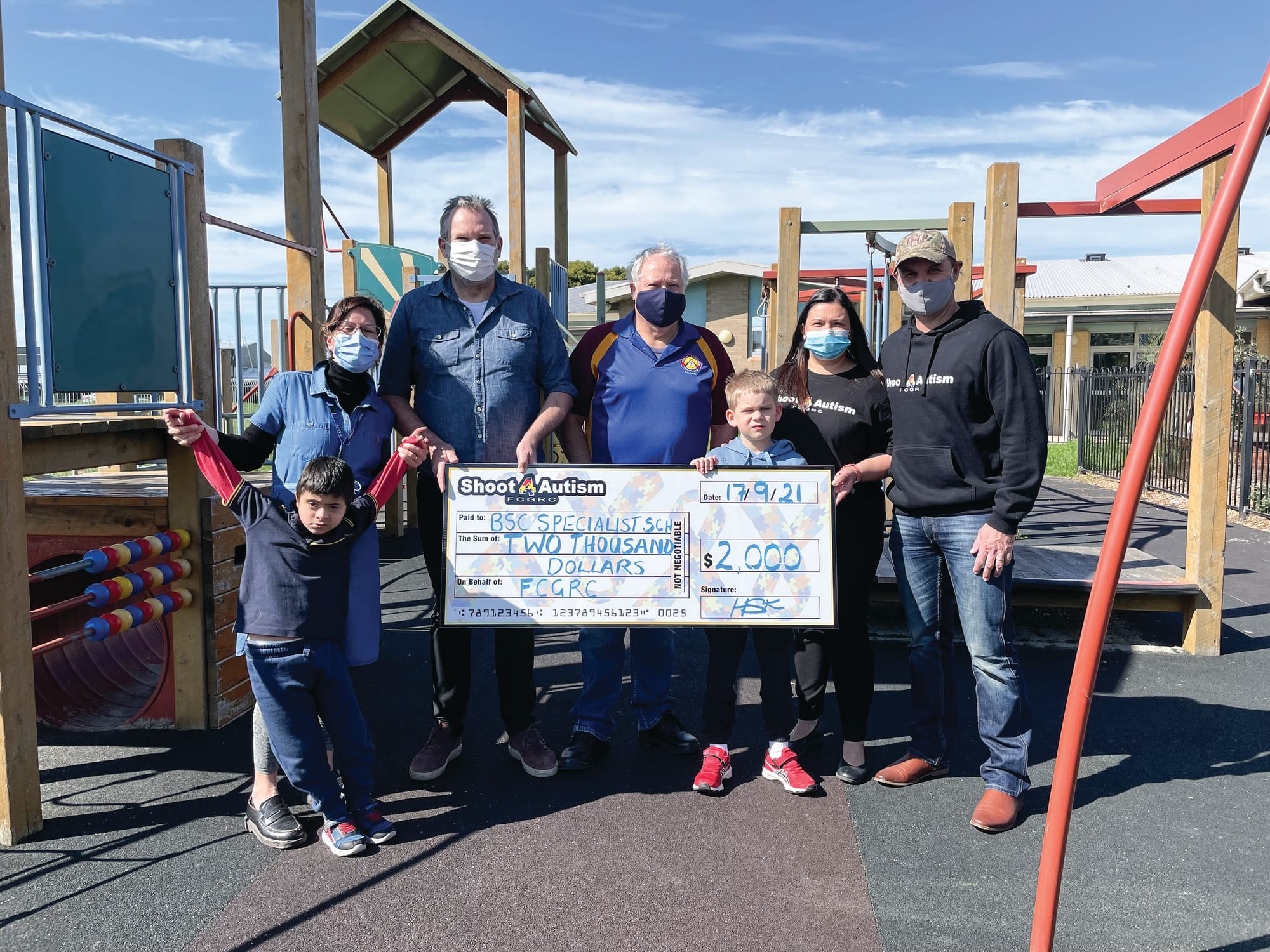 Fired up to support Autism