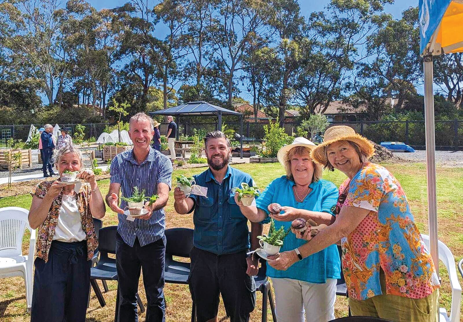 A big thank you for garden volunteers