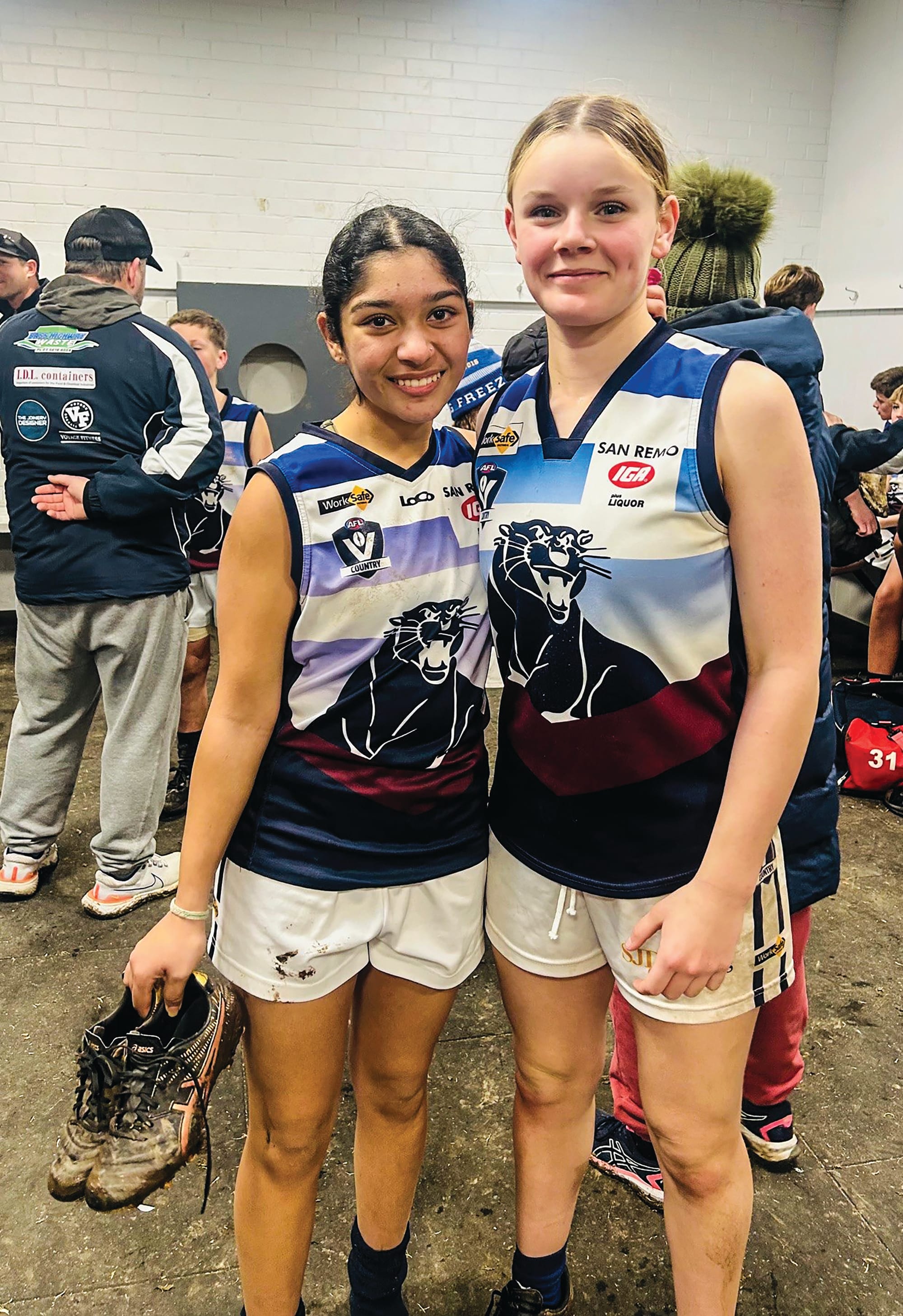 Kilcunda Bass juniors take on Wonthaggi