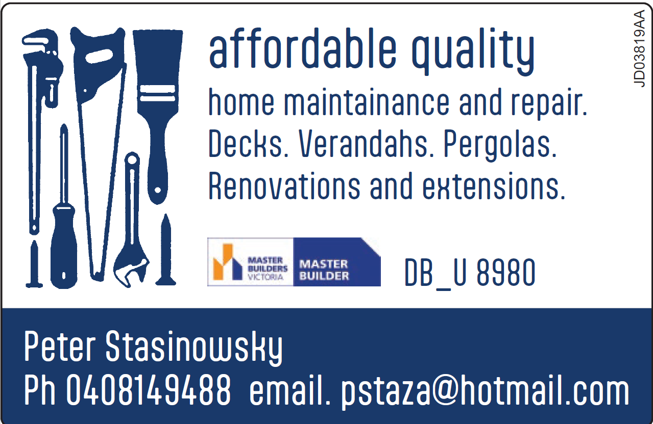 Handyman Peter Stasinowsky