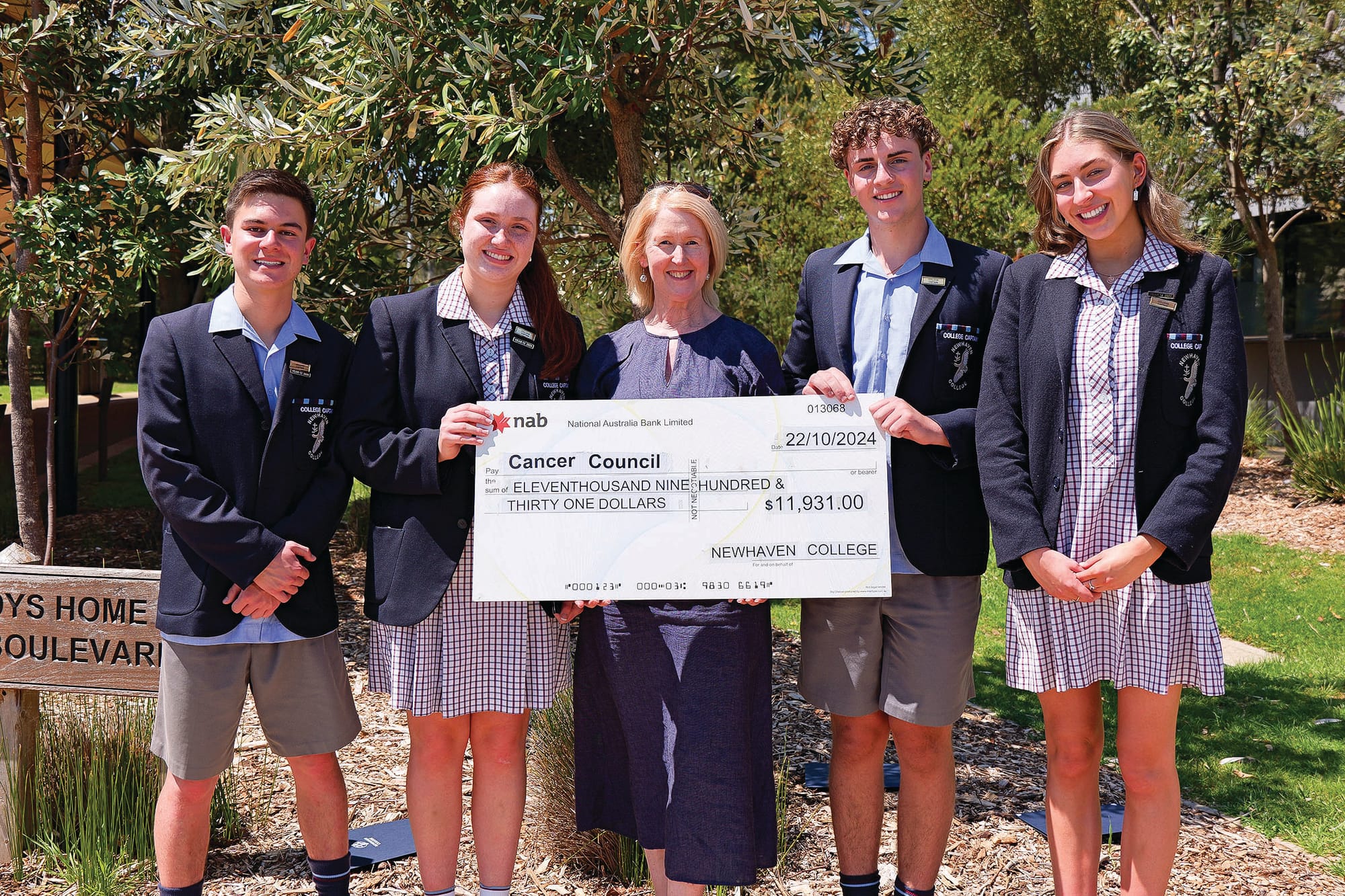 Students' health-focus fundraising