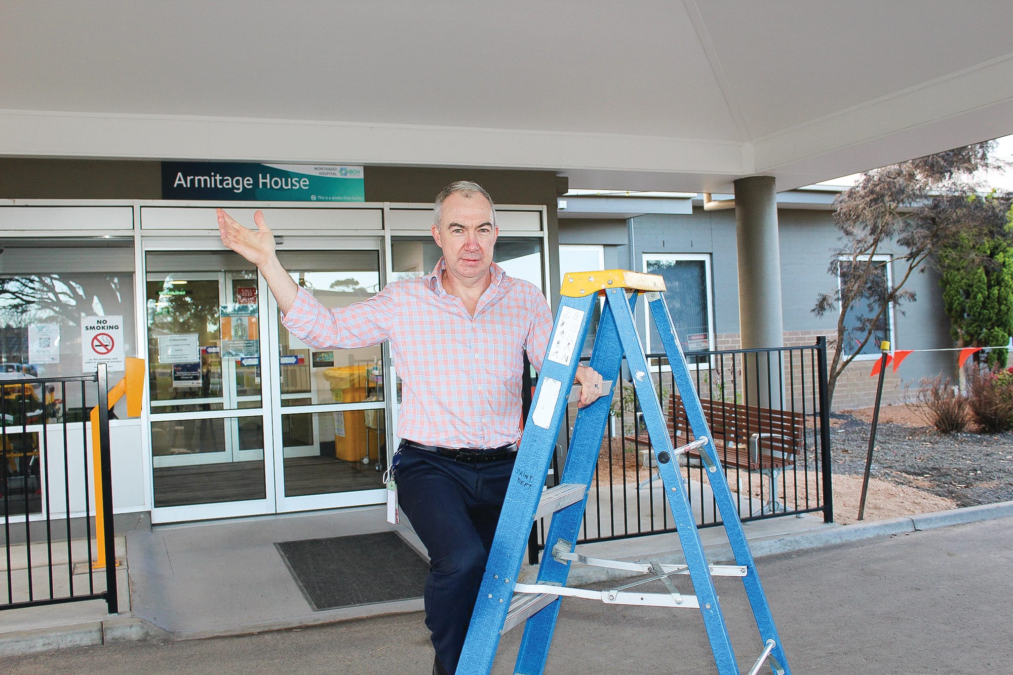 Take care on ladders