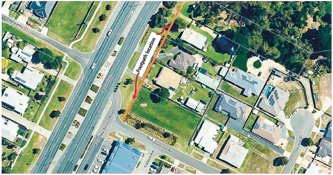 Grantville footpath replacement