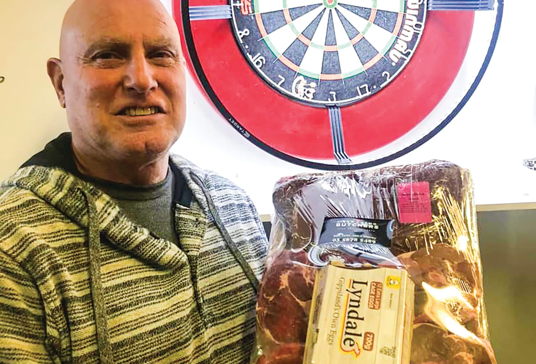 Electric action for round 15 of Darts League