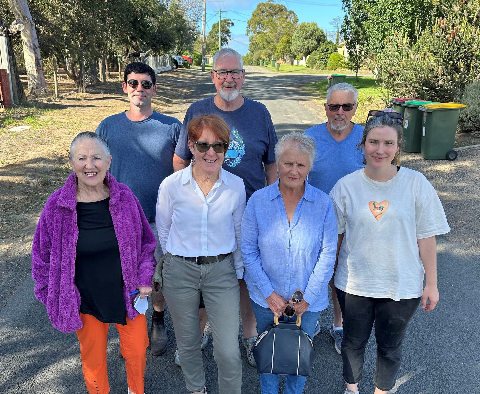 Dust up over road ripping in Cowes west