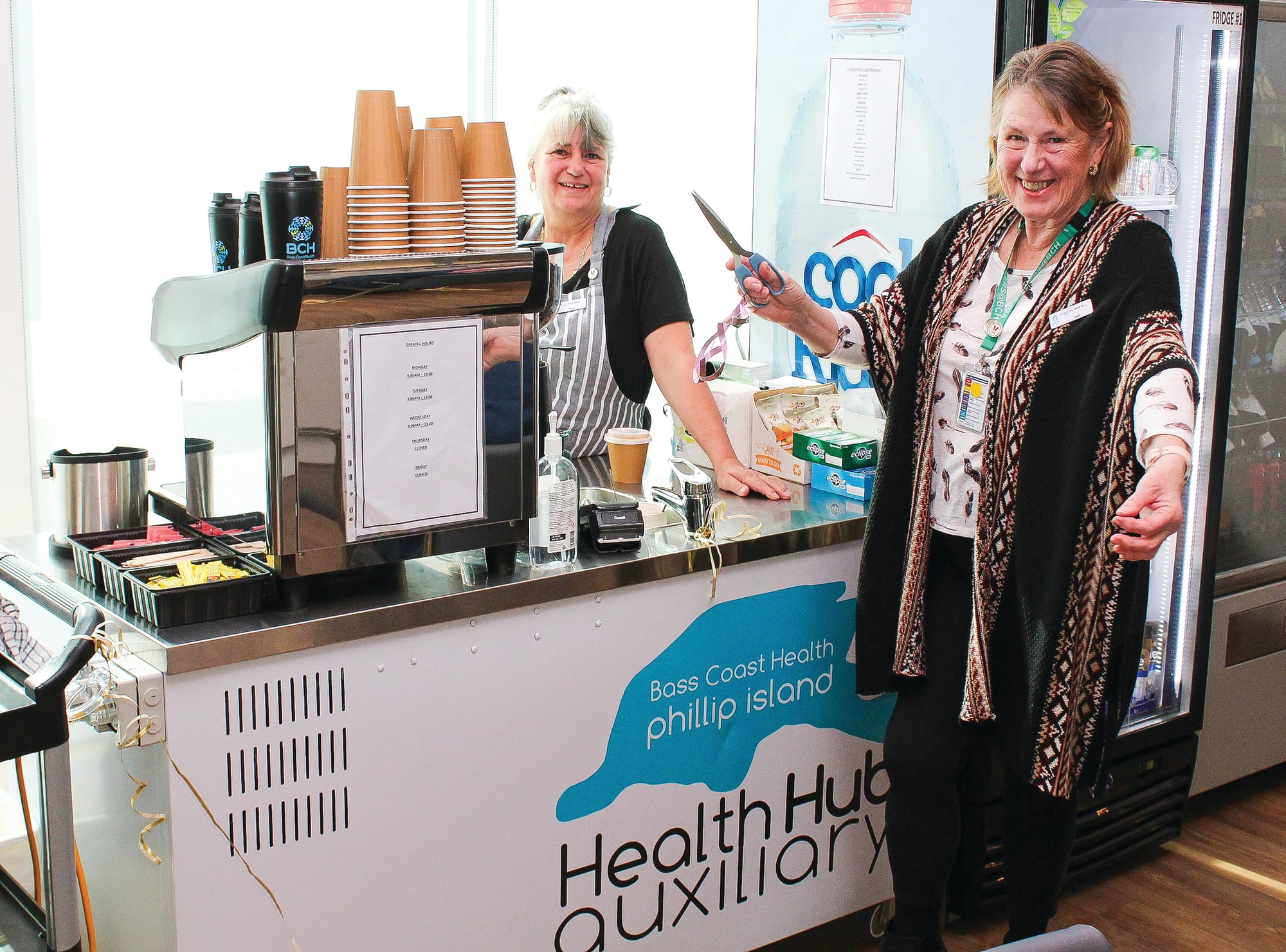 Coffee cart for Health Hub