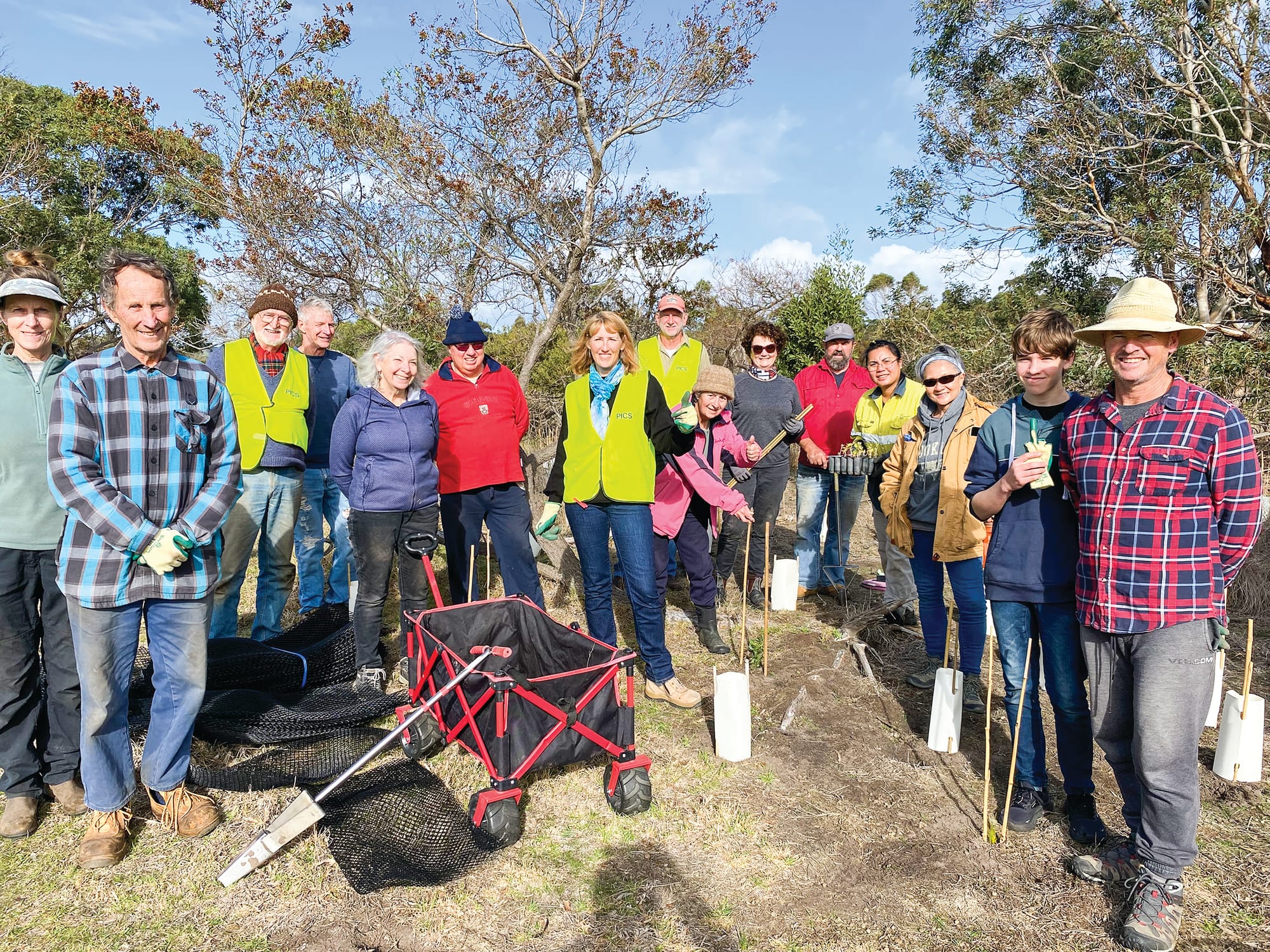 Saltwater Creek plant out