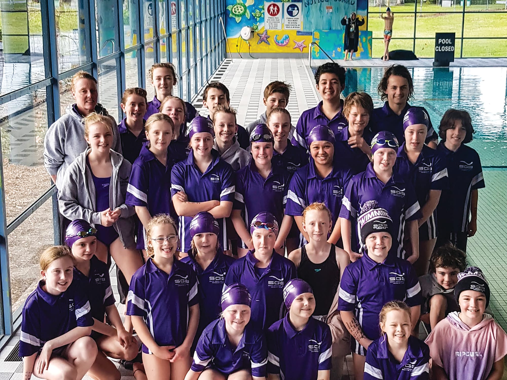 New and experienced swimmers combine for a fun weekend