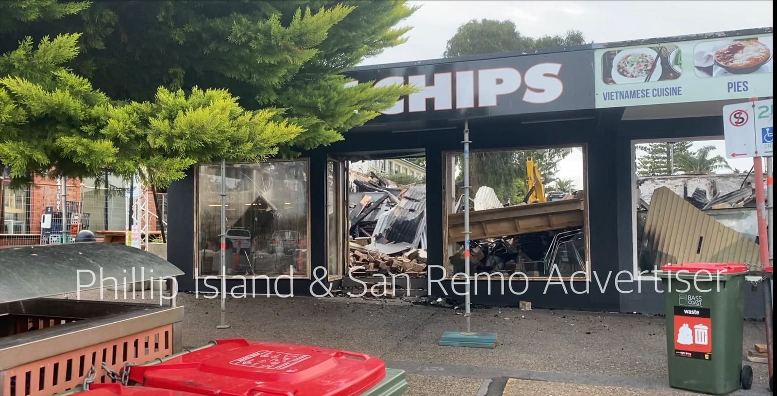 Authorities act quickly on fire-ravaged building