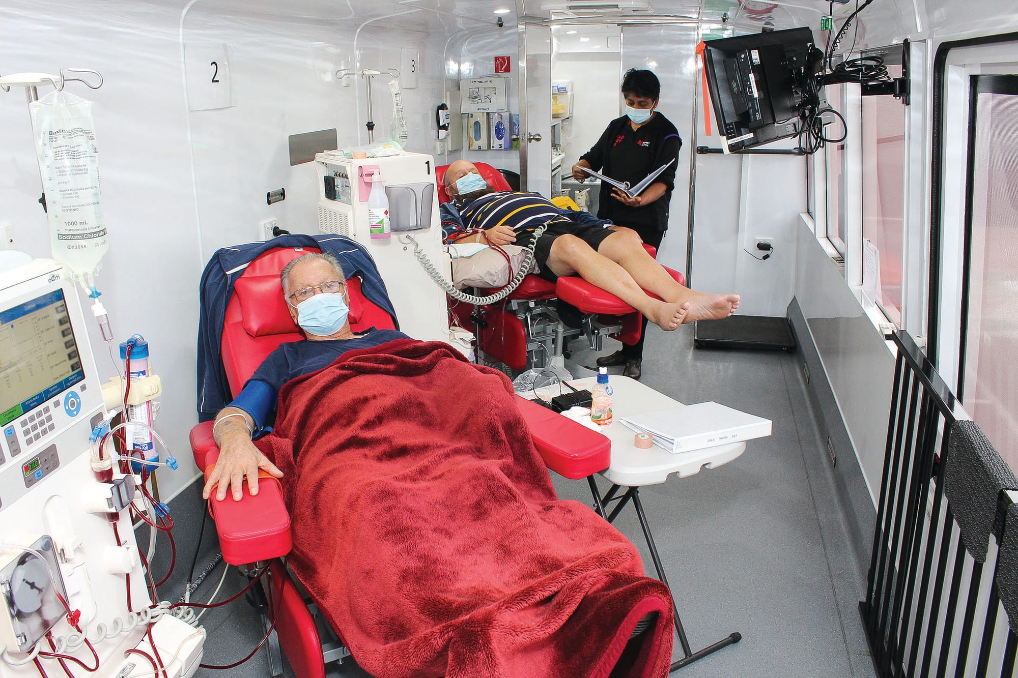 Board the bus for extra haemodialysis appointments