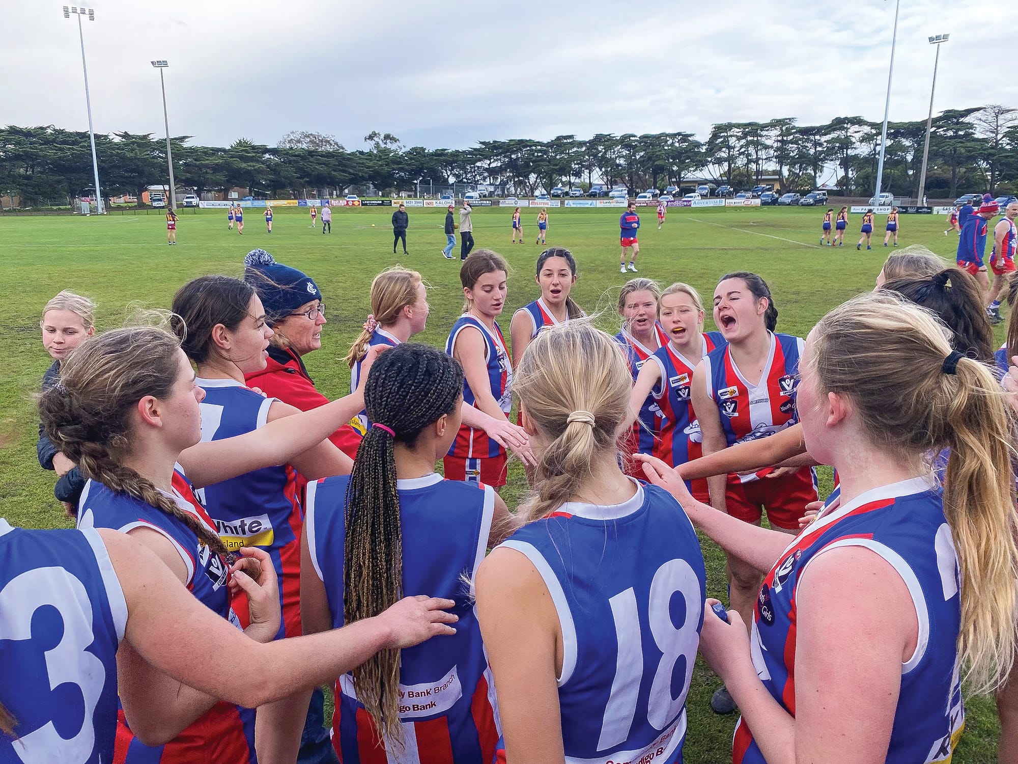 Island girls back on track