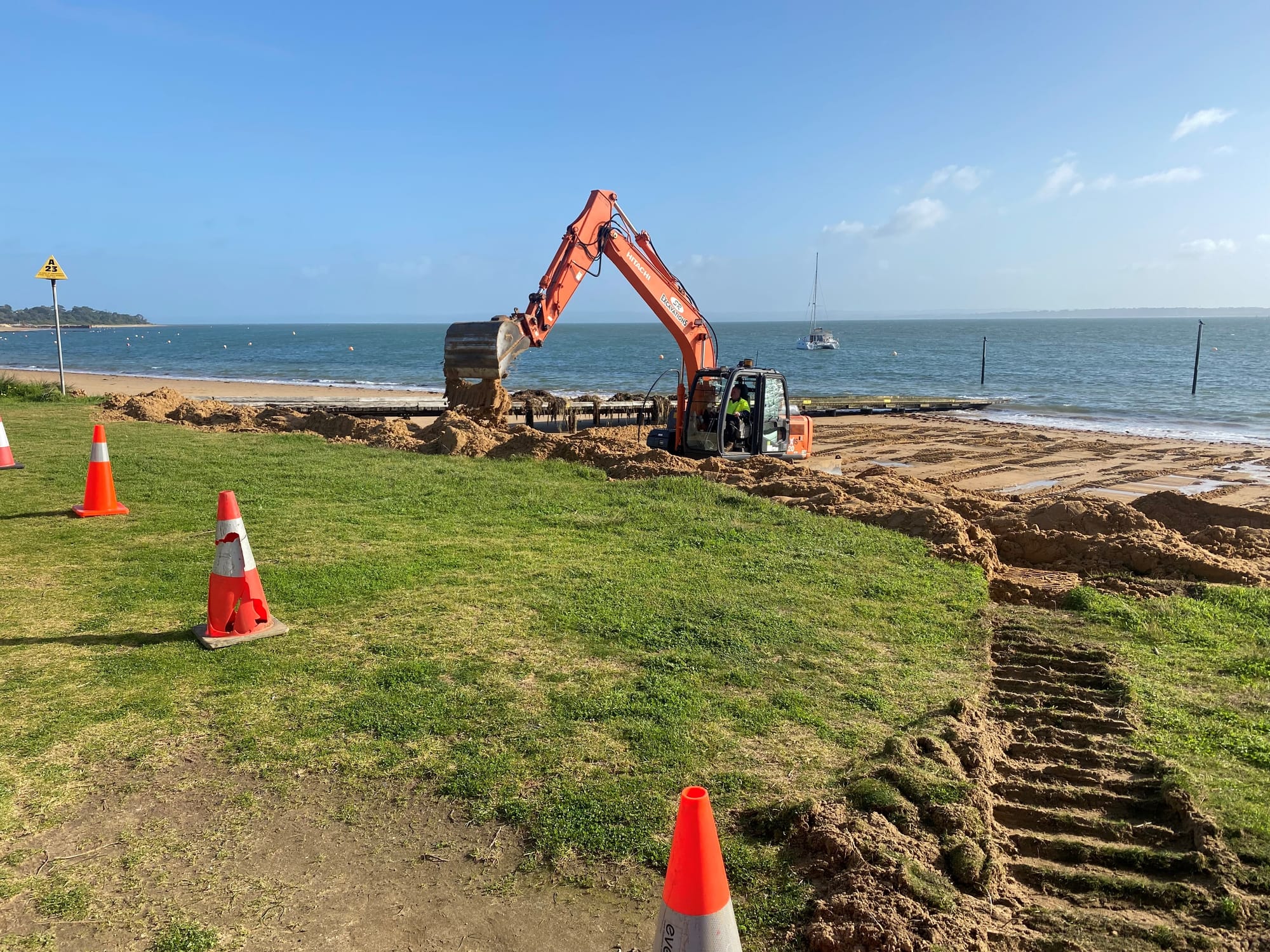 Which Phillip Island towns most at risk from storm surge?