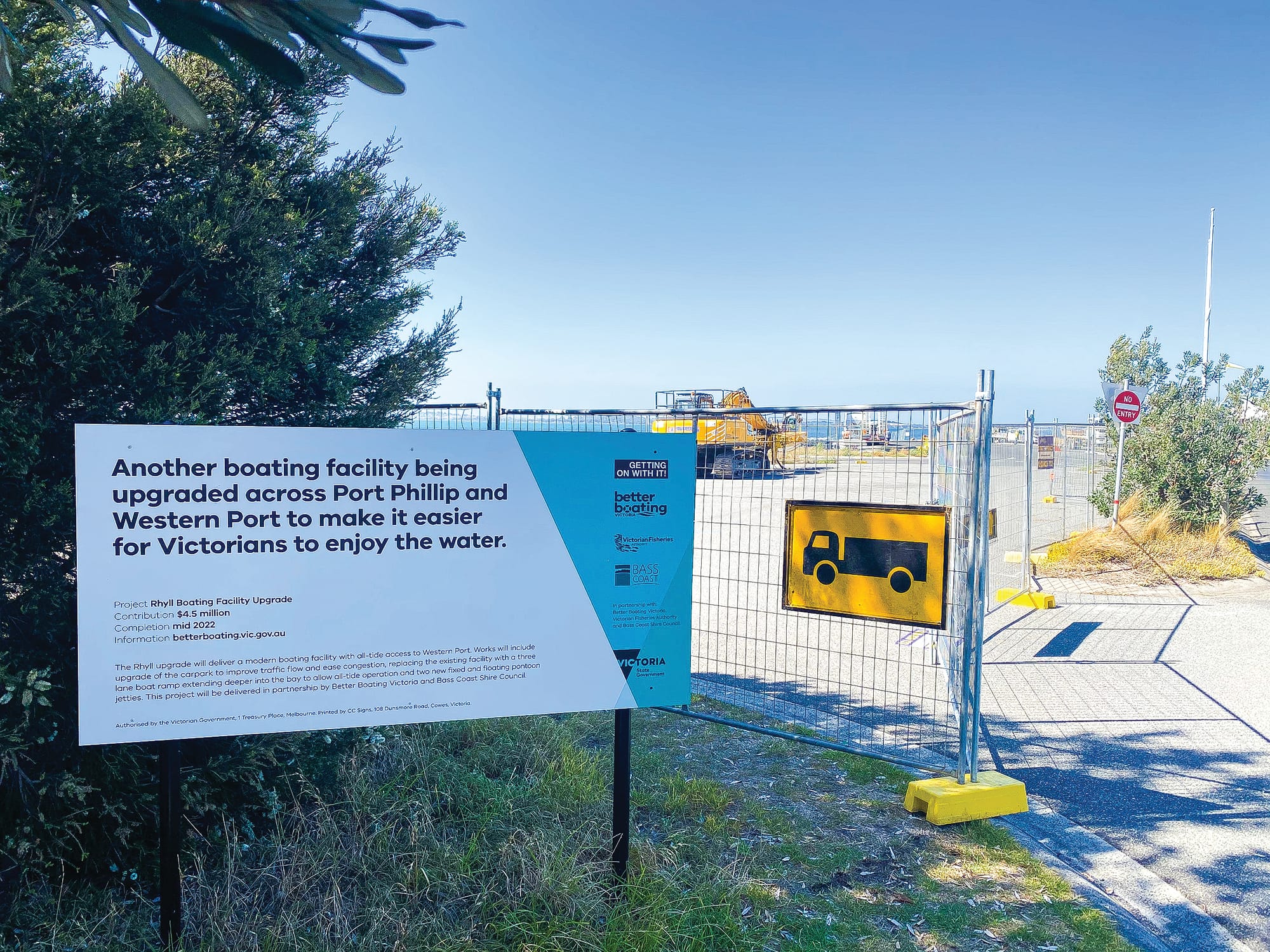 Ramping up jetty works