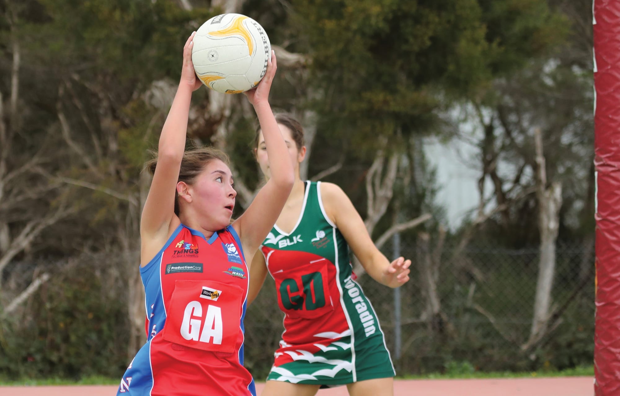Netballers take on Tooradin - D Grade