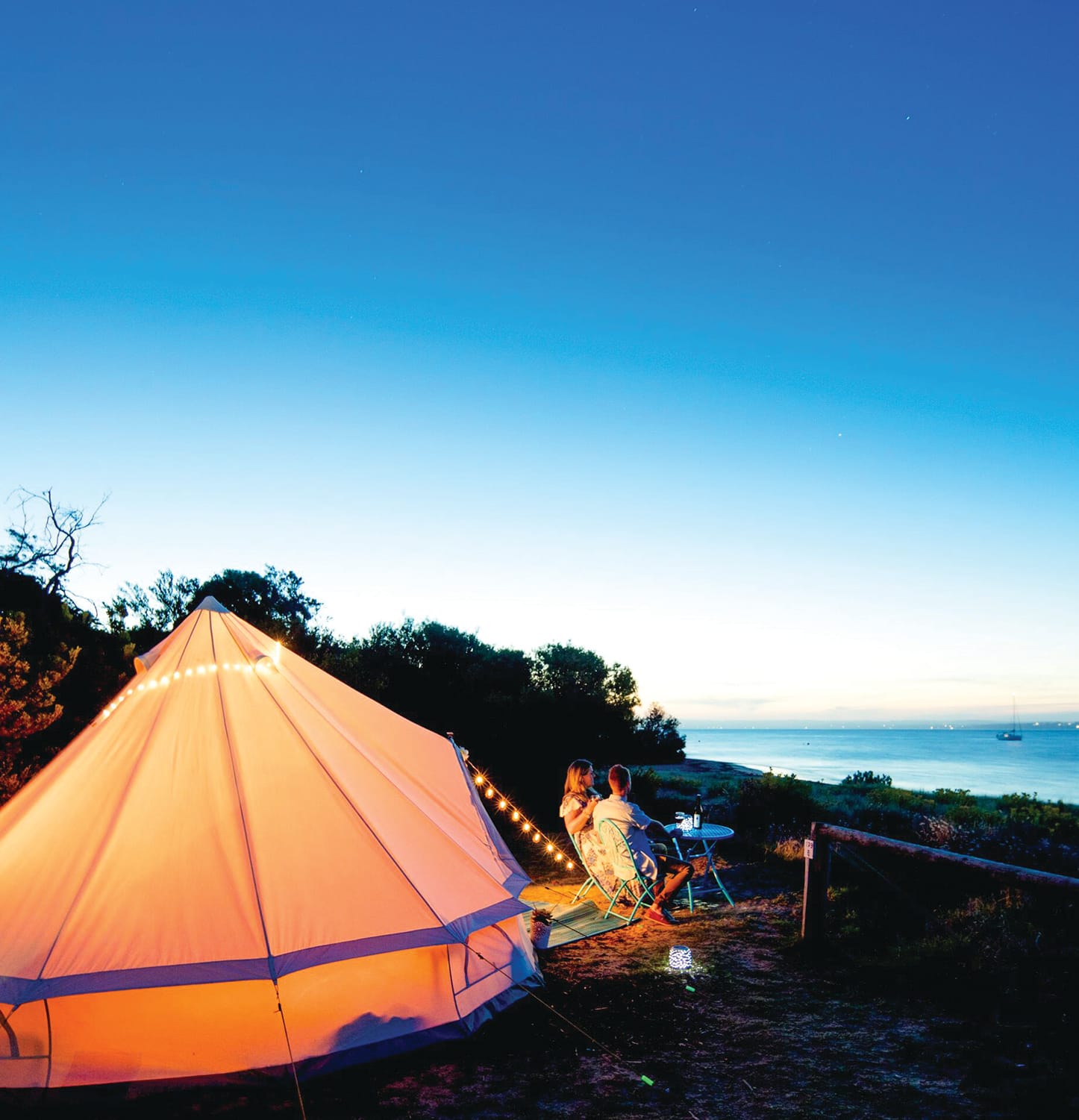 Glad to be glamping again