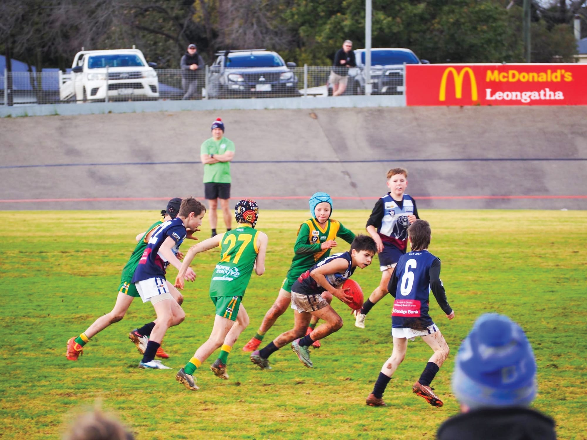 Tough conditions for Kilcunda Bass juniors