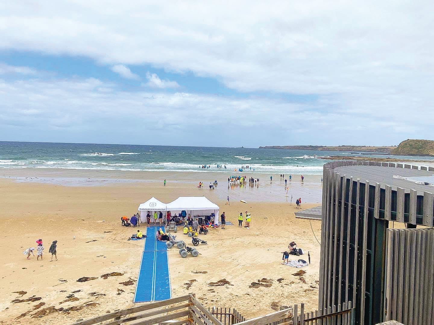 Got on board with Disabled Surfers