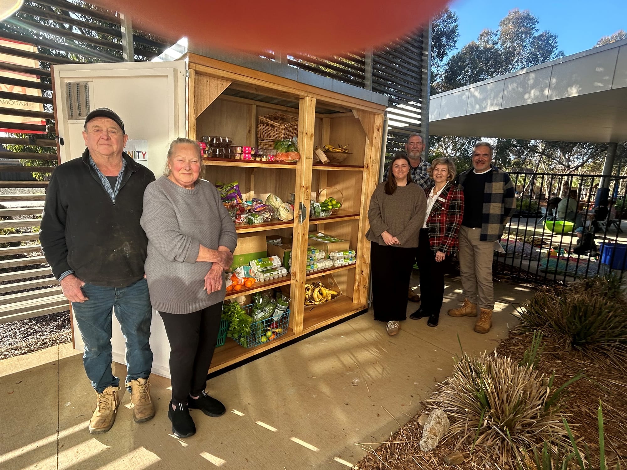Men’s Shed provide a pantry
