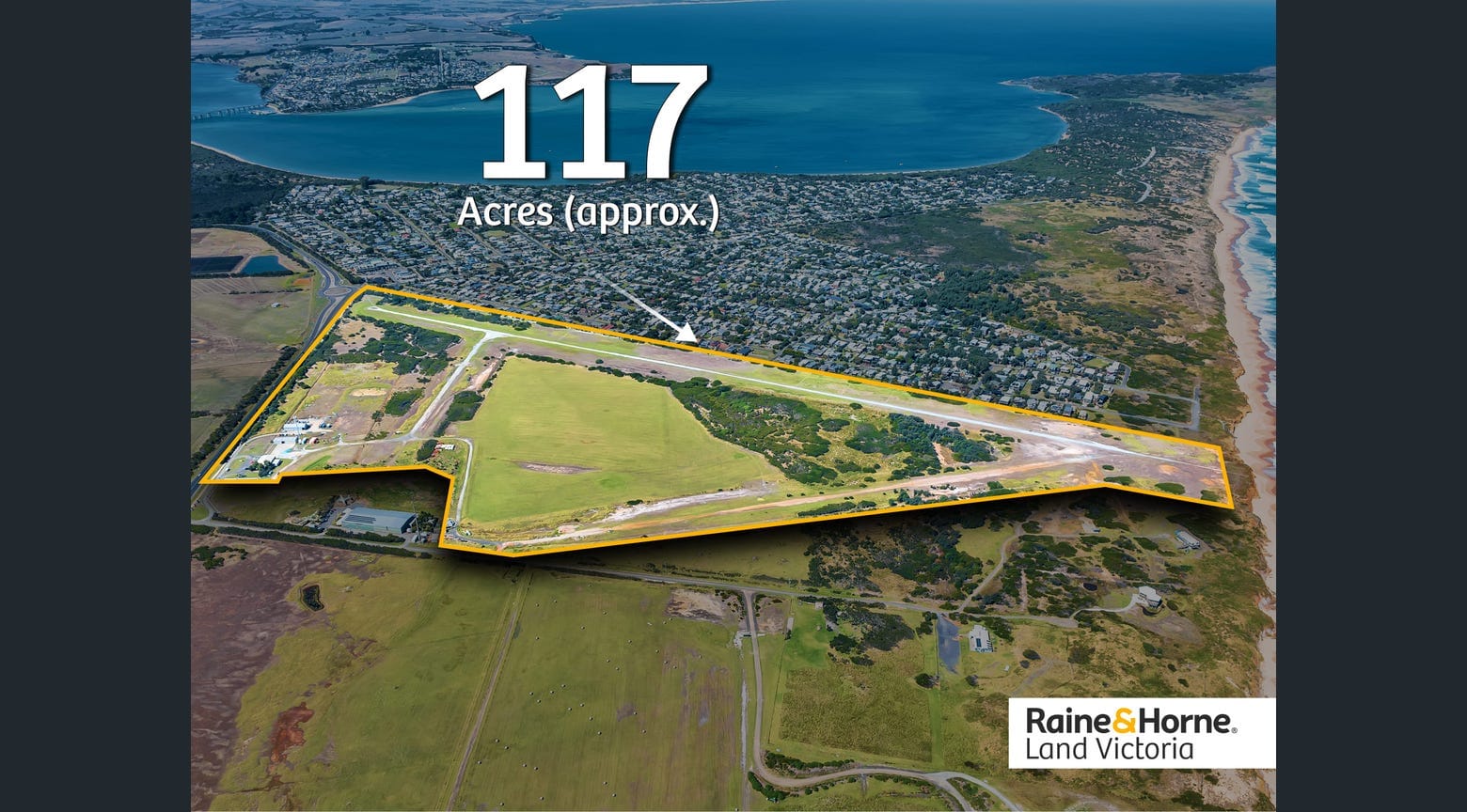 Airport property for sale, "a land bankers delight"