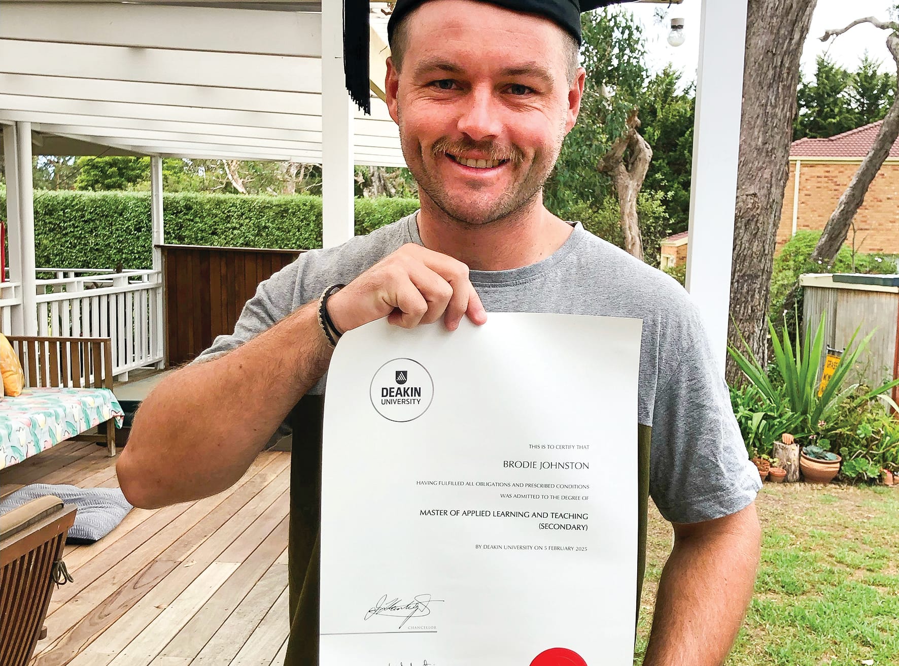 Brodie gets his Masters