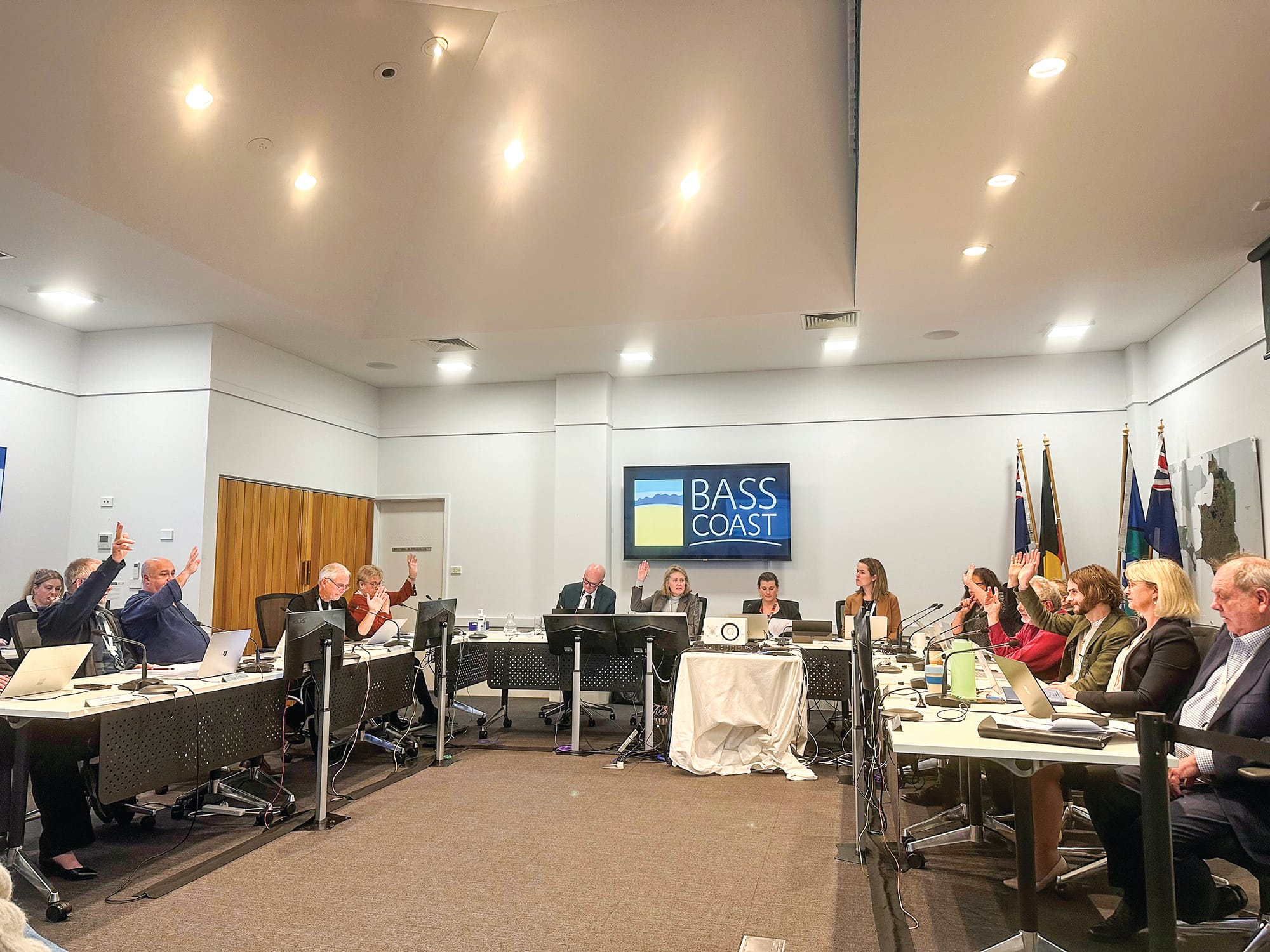 Packed agenda pushed through at June meeting