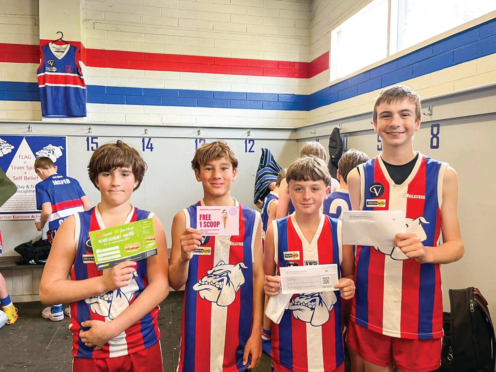 Juniors battle it out - Reds