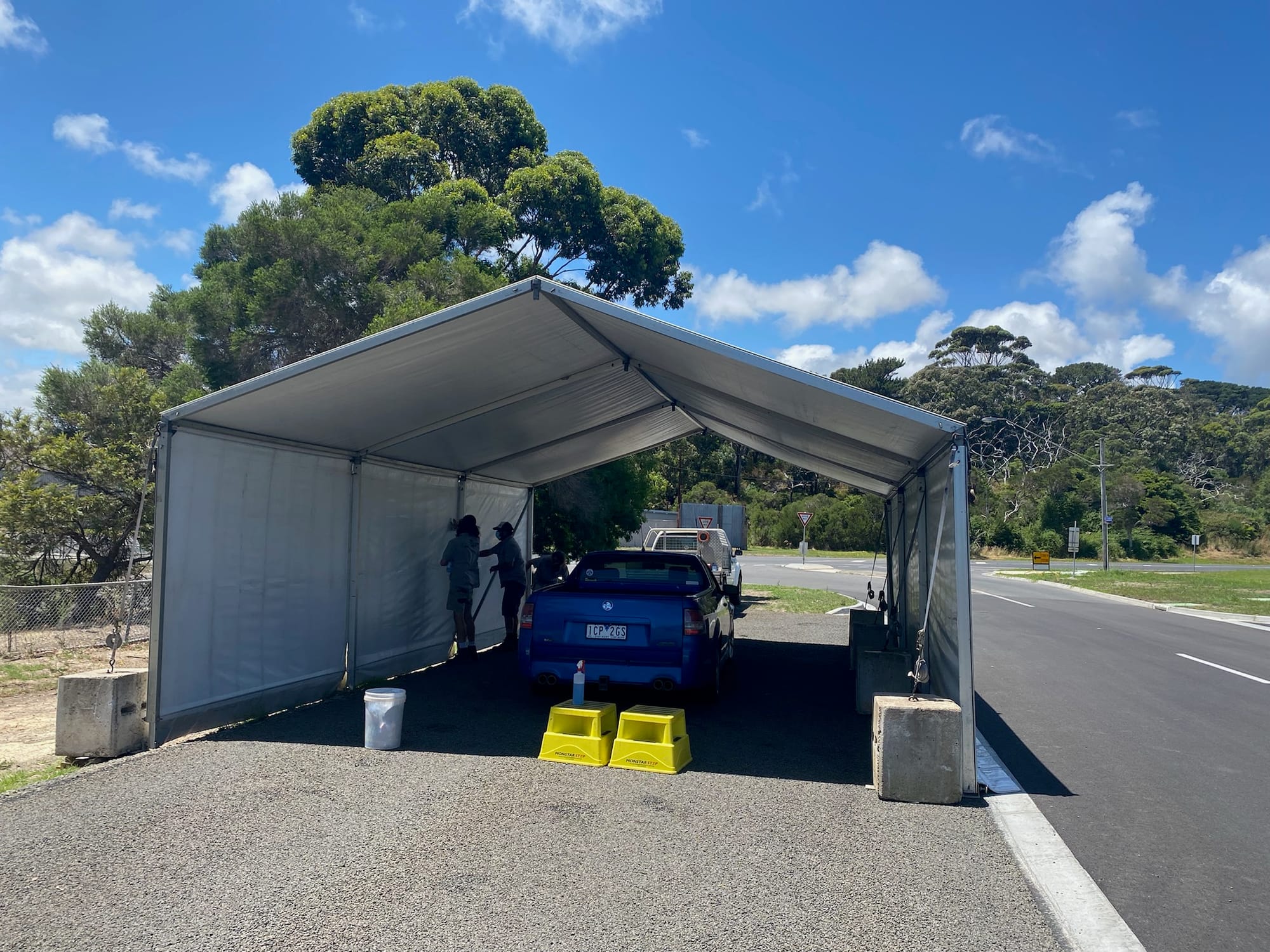 RATs and test site changes at Wonthaggi