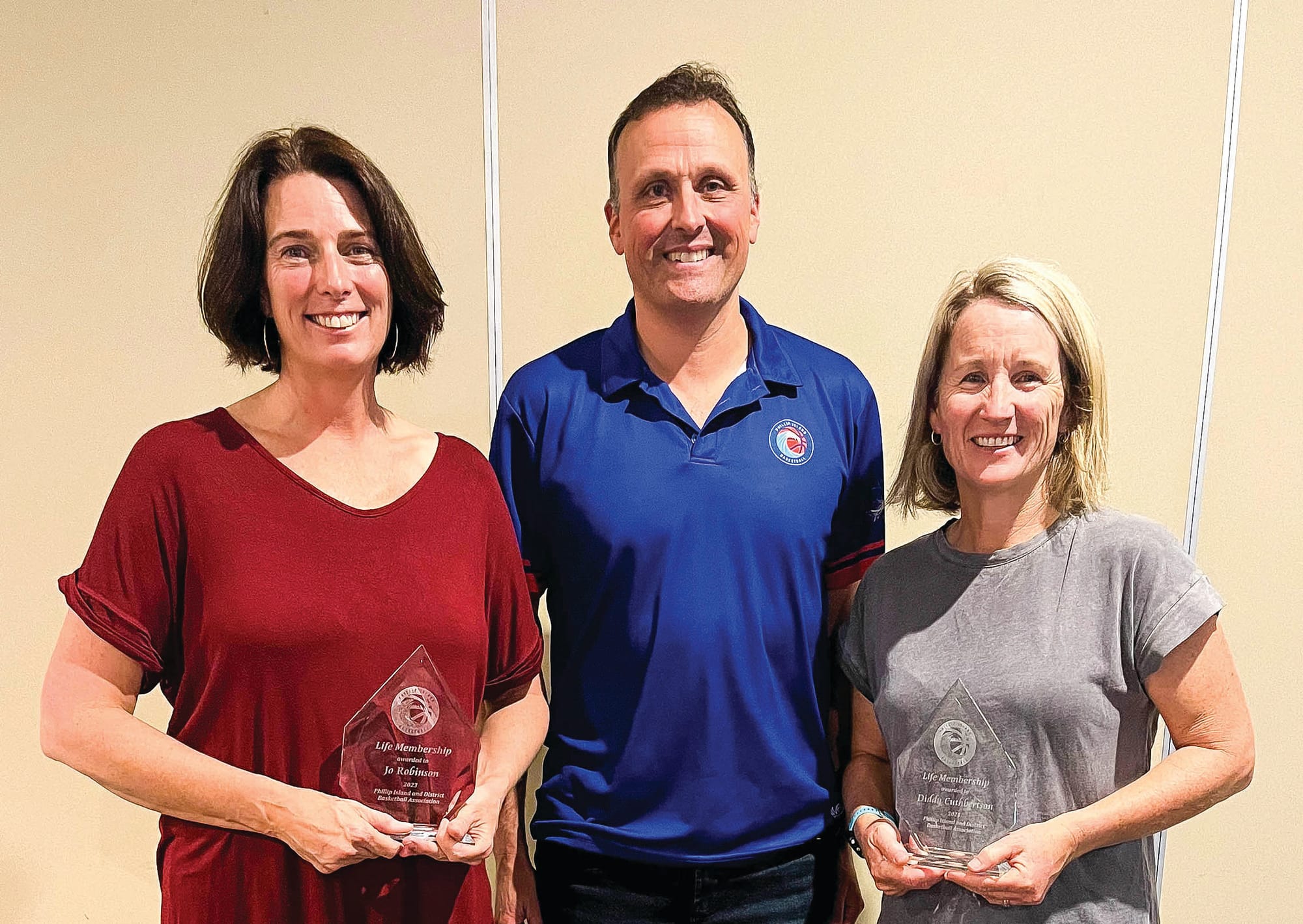 Two new life members for basketball club