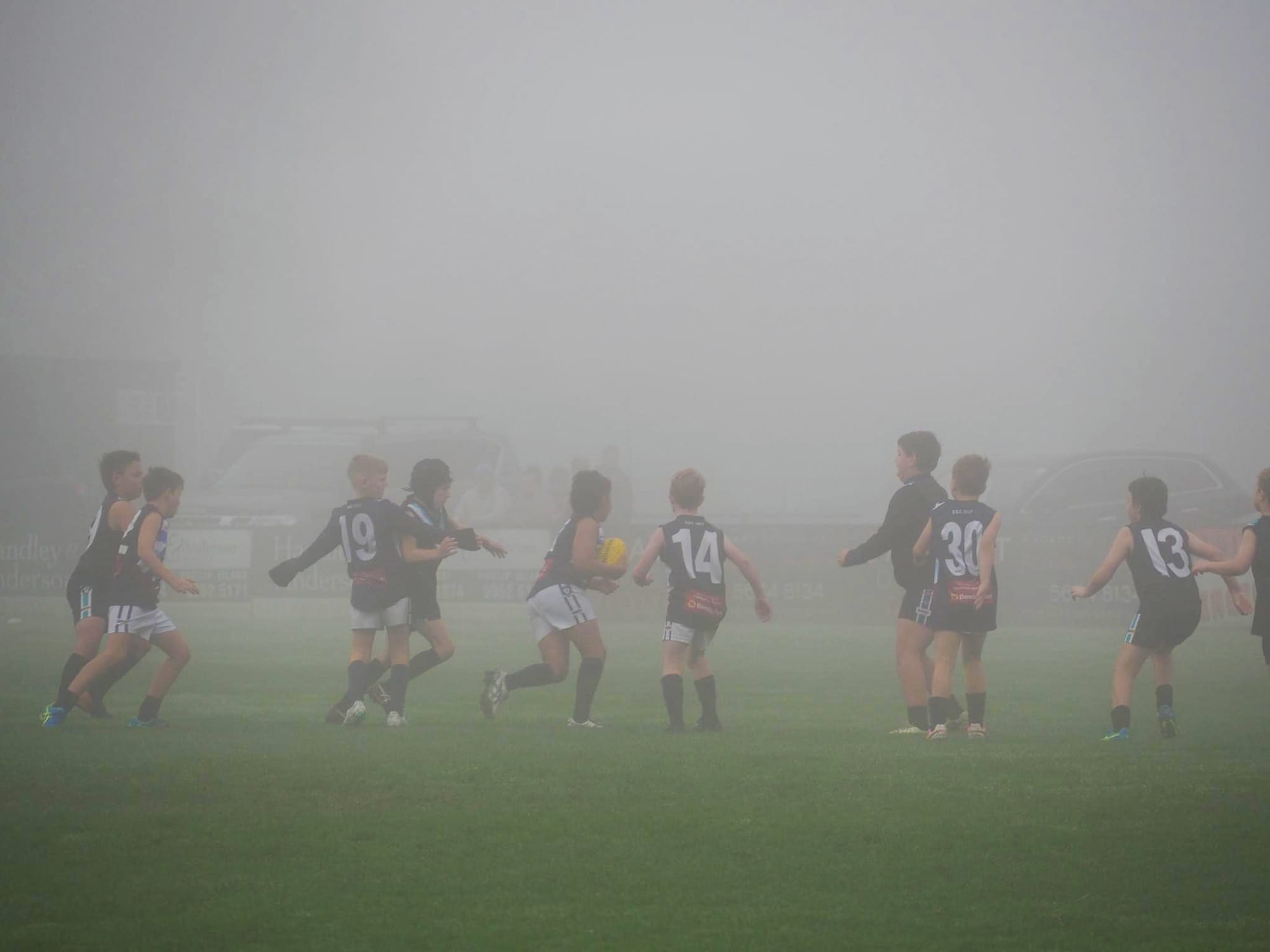 Foggy match for Kilcunda Bass juniors