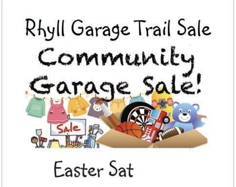 Rhyll garage trail sale