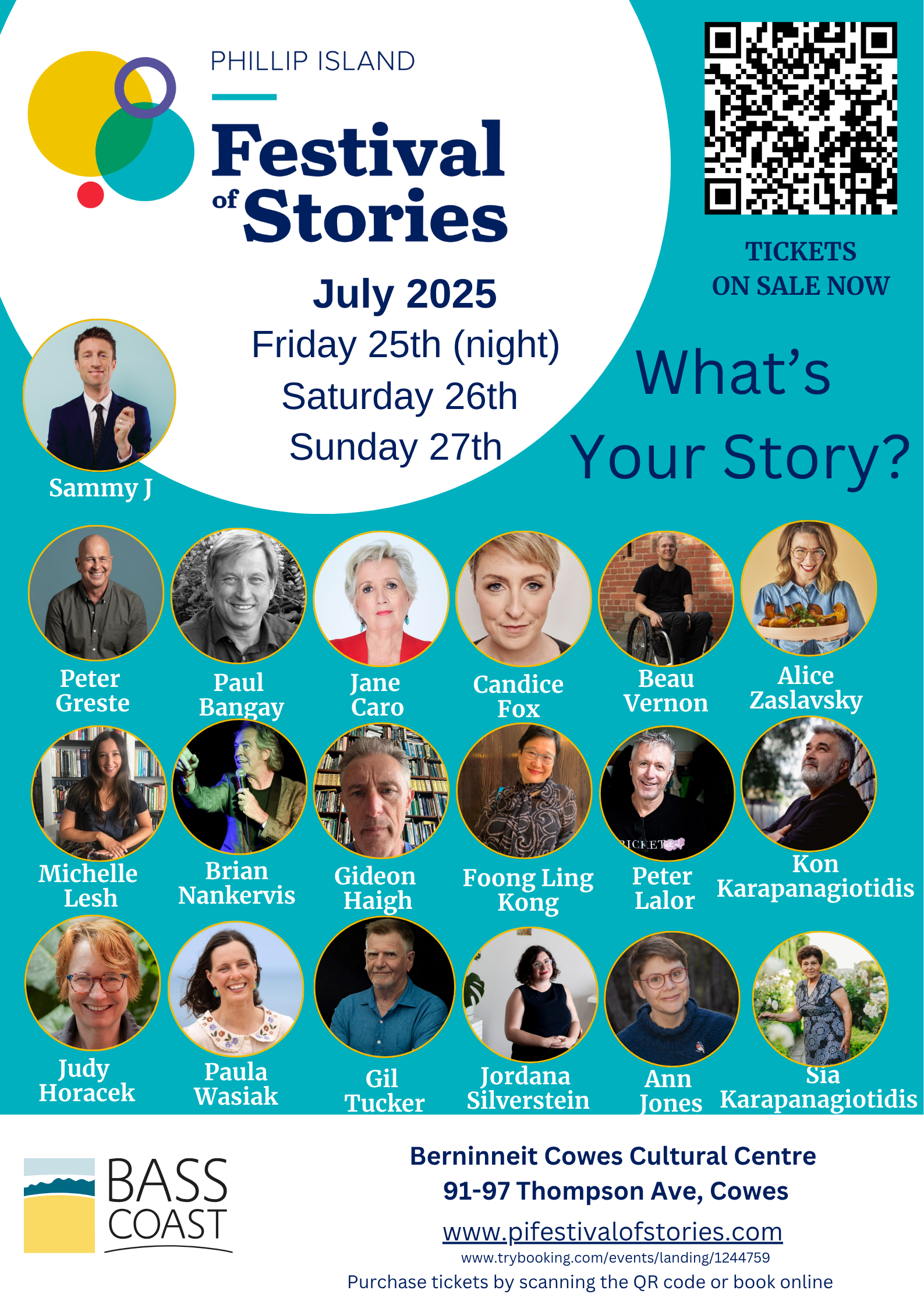 Don't miss the Festival of Stories