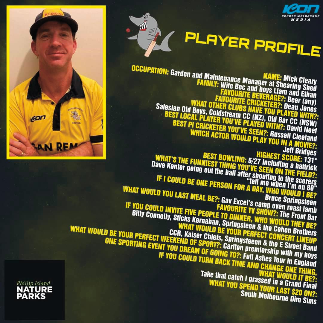 Cricket Player profile - Mick Cleary