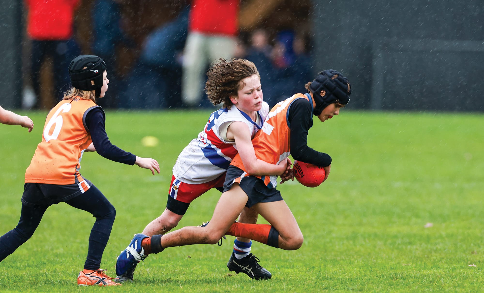 Wet and wild footy - U10 Red