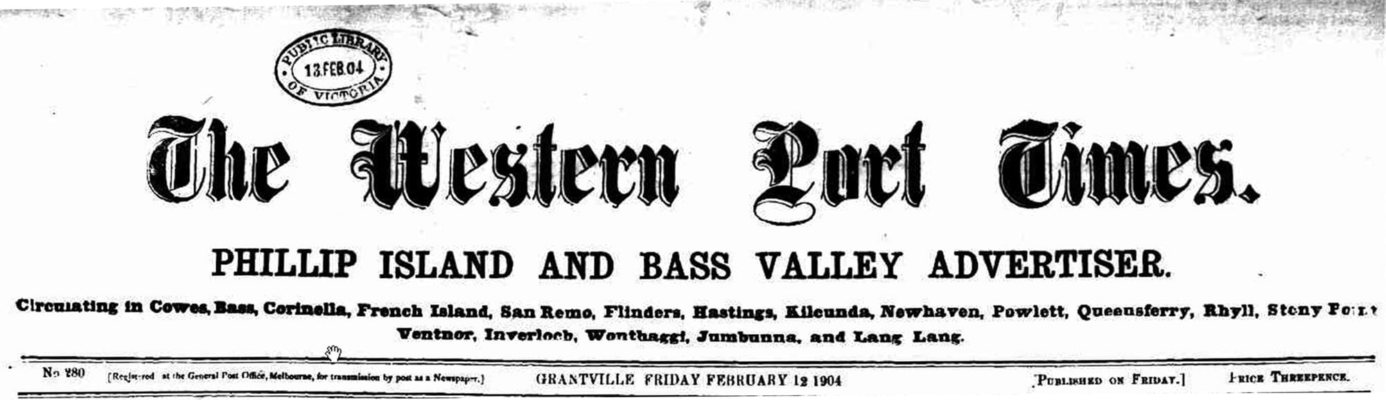 Century old island paper: online soon