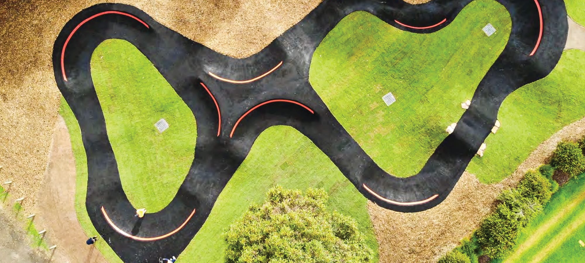 Pump track in the pipeline