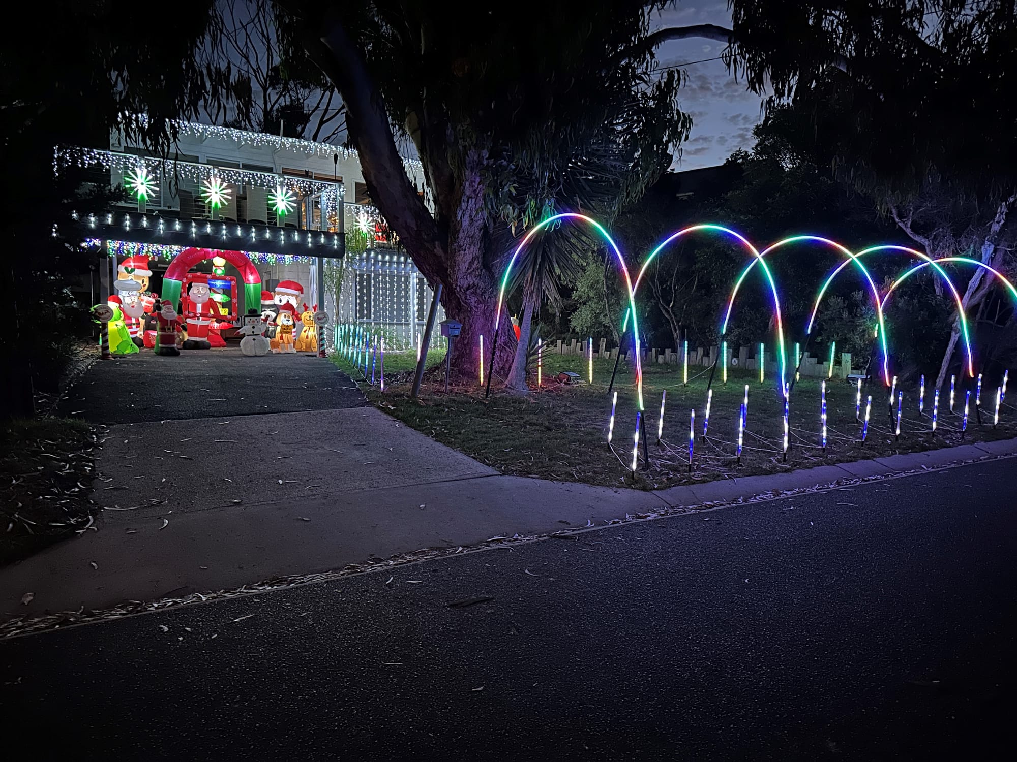 Lights up for Christmas